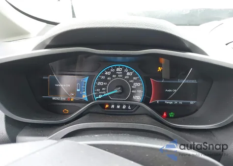 2017 Ford C-Max Energi Titanium из США, поврежденный, VIN 1FADP5FU1HL105201